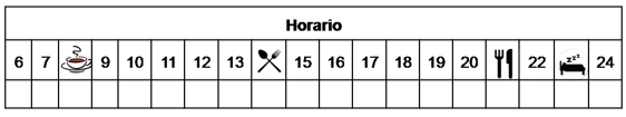 Horario de administración
