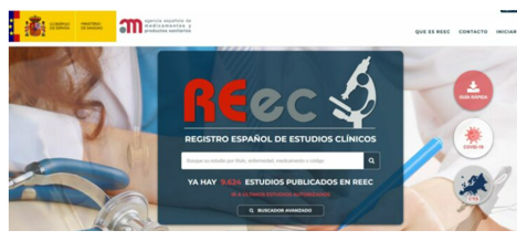 Registro Español de ensayos clínicos (REEC)